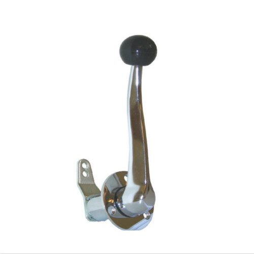 Single Action Chrome Engine Control - Side mount - Single Control