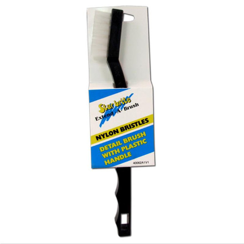 Starbrite Detail Brush With Plastic Handle And Nylon Bristles