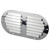 Oval Stainless Steel Louvre Vent - 304G