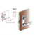 SouthCo Offshore Mortise Door Lock Set