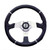 Luisi Steering Wheel - Orion Three Spoke Aluminium - Black/silver