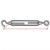 BLA Open Body Turnbuckles - Galvanised Hook and Eye