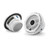 JL Audio M6 8.8" Marine Coaxial Speakers, Gloss White Classic Grille (Pair)