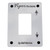 Viper Aluminium Face Plate For Single Led Rocker Switch