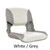White/Grey Skipper Folding Boat Seat