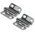 Hinges Offset Stainless Steel - 33 x 36mm (Pair)
