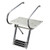Folding 3-Step Ladder - Stainless Steel