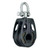 Harken 57mm Aluminum Double Block - Swivel