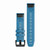 Garmin QuickFit 22 Watch Bands Cirrus Blue with Black S/S Hardware