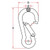 Electro galvanised snap hooks