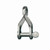 Ronstan Stainless Steel Twisted D Shackle, 3/8" Pin, Coined Head