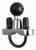 Ram Mounts Size B 1\" Ball with Chrome U-bolt