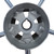 Highly polished stainless steel flat no dish wheels tapered shaft