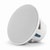 JL Audio M6 Marine Speakers, 8.8\" with White luxe grille (Single) (M6-880X-L-GwSw-Single)