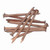 Copper Nails - 6g x 4\" Flat Head Square Shaft