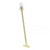 White navigation light in brass