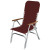 Oceansouth High Back Aluminium Deck Chair - Maroon