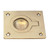 Davey Brass Flush Ring Pull/Hatch Lifter - Rectangular