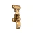 Brass Toggle Fastener - Vertical to Vertical for Padlock