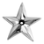 Davey Bronze Good Fortune Star - Chrome-Plated