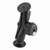 Ram Mounts Size C Double Medium Ball Mount with Key Lock Knob