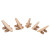 Spartan Bronze Deck Cleats - 4 Hole