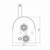 Atlantic Large Brake Winch - 1500kg - No Cable
