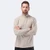 Zhik Mens UVActive 1/4 Zip Long Sleeve Tech Top - Stone
