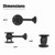 Ram Mounts Single Pivot Mount with Knob