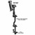 Ram Mounts Adapt-A-Post with Adjustable 16\" Extension Arm