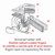 Ram Mounts Size B Finger-Grip Universal Mount with Handlebar U-Bolt Base