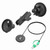 Ram Mounts Size B Twist-Lock Suction Cup Mount with RAM Qi2 15W Wireless Charger