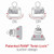 Ram Mounts Size B Tab-Tite Suction Cup Mount for 9\"-10.5\" Tablets with Case