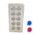 Viper Pro Stainless Steel Dual LED Switch Panel - 20A Blue/Red Backlit On/Off Switches