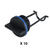 Bung & Washer Only, Black 31mm Thread (Single or Pack of 10)