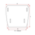 Transom Board Pre-Drilled - Black