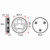 316G Stainless Steel Spring Loaded Lift Ring - 61mm