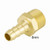 Hose Tail Brass Straight 3/8\" BSPTM
