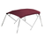 Maroon Bimini Top