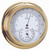 Brass Thermometer & Hygrometer - 120mm
