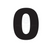 Self Adhesive Numbers - Black, 165mm (Pair)