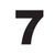 Self Adhesive Numbers - Black, 165mm (Pair)