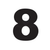 Self Adhesive Numbers - Black, 165mm (Pair)