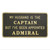 RWB Marine Plaque - I've Been Appointed Admiral