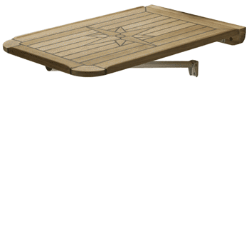 Marine Teak Table Top Folding Table (TB5075) Boat Warehouse