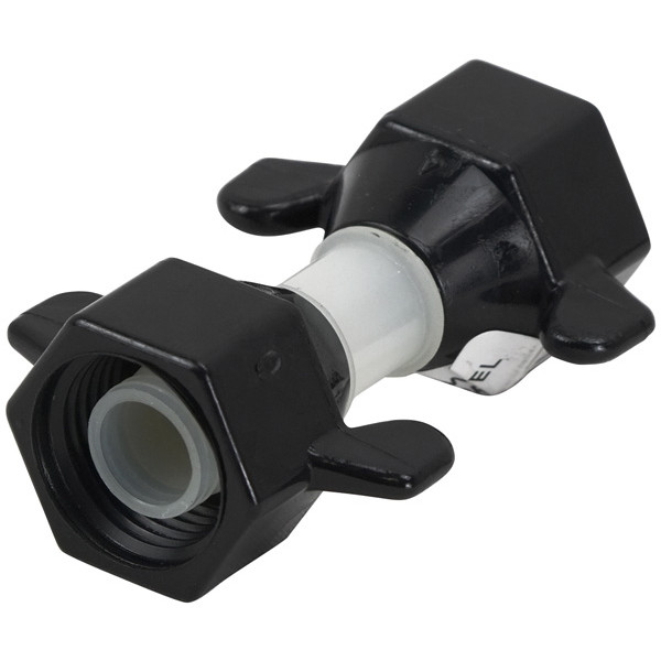 Wingnut swivel straight fitting adapter