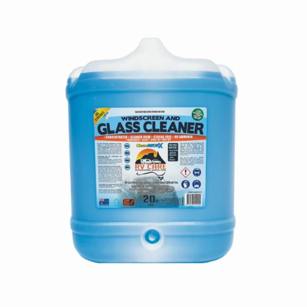 CleanAWORX RV Care Windscreen Glass Cleaner Concentrate 20L