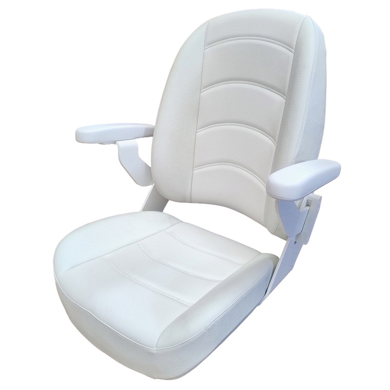 Shockwave Corbin Mid-Back Helm Seat - Storm White