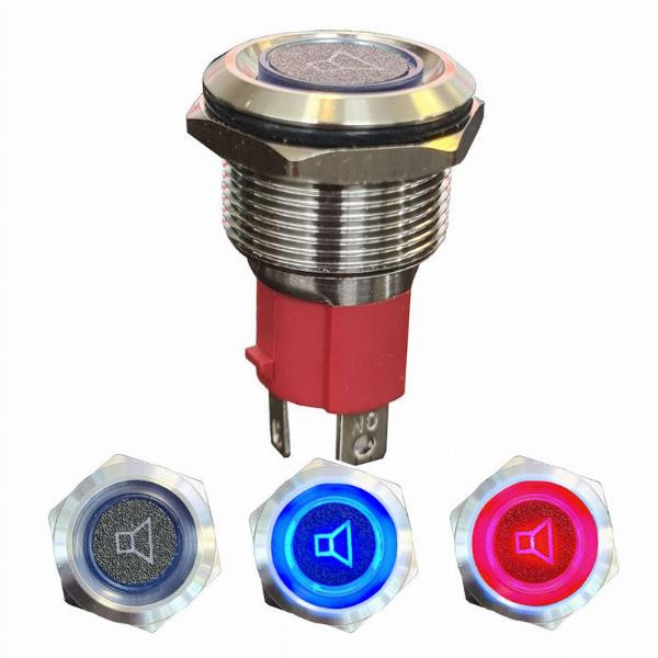 Viper Stainless Steel Dual LED Switch 20A