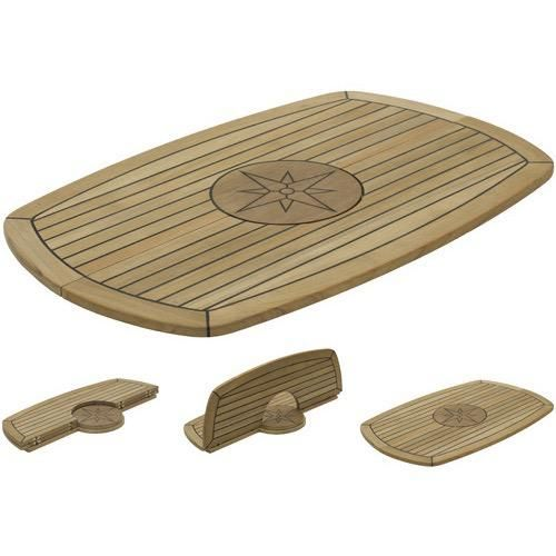 Folding Cockpit Teak Table